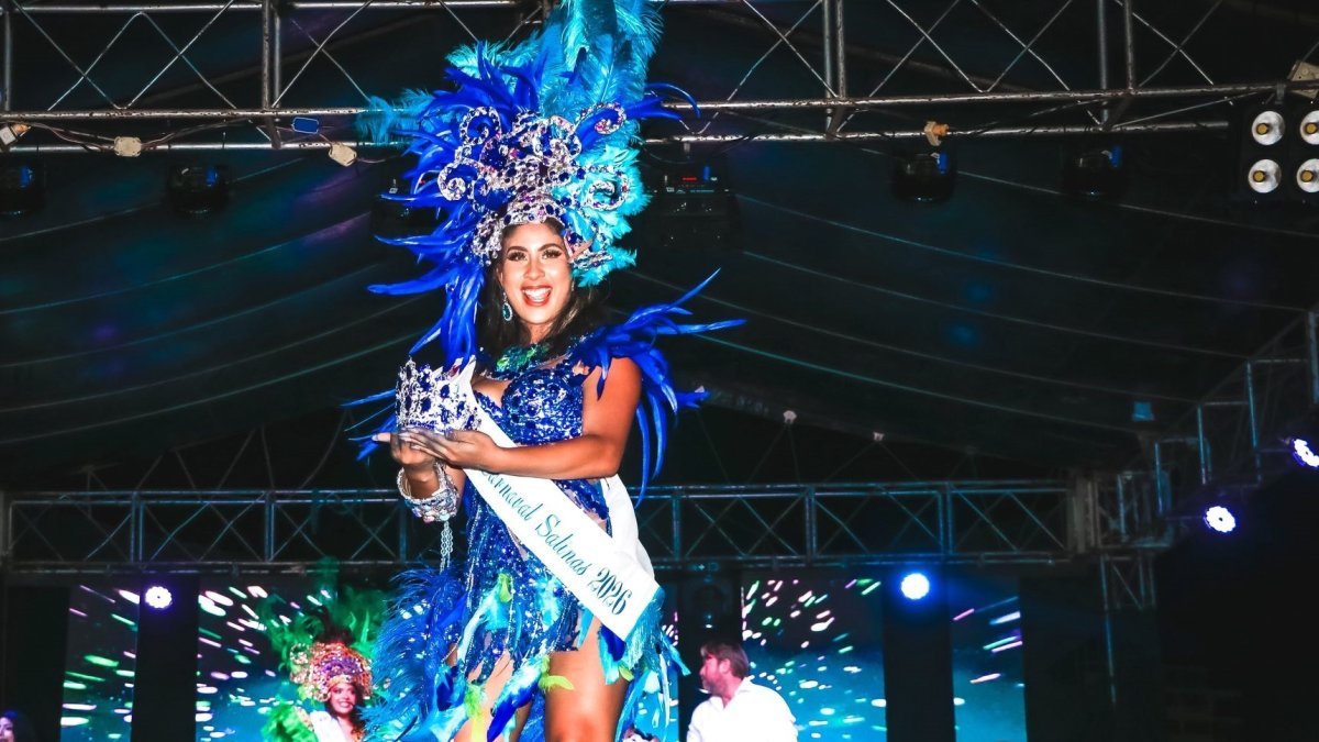 Antonella Chila, con 24 años, fue electa Reina del Carnaval 2026 en Salinas