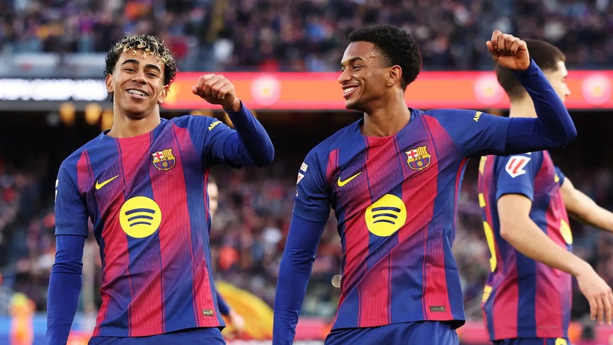 Lamine Yamal (d) será la principal carta en la ofensiva de FC Barcelona ante Girona.