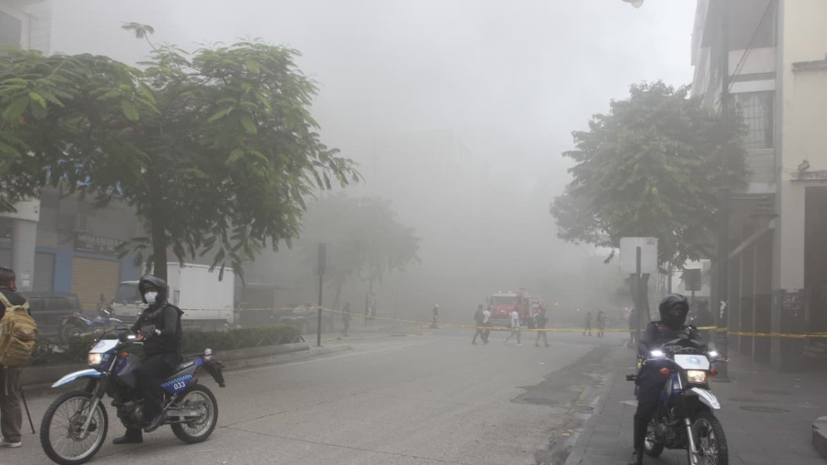 Este 15 de febrero se registró un nuevo incendio en el centro de Guayaquil.