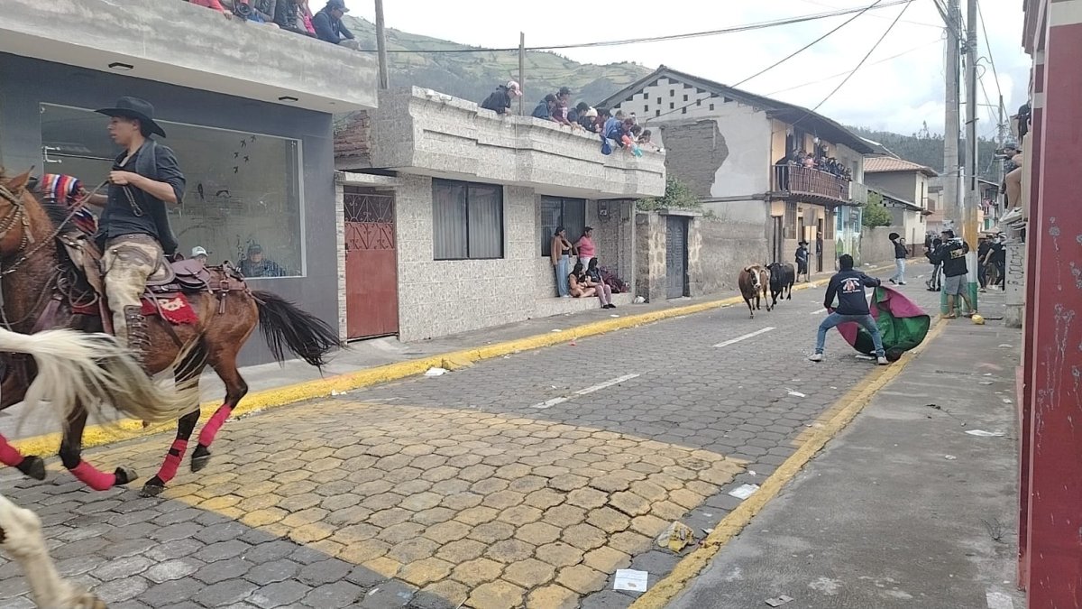 El ambiente de fiesta se transformó en angustia.