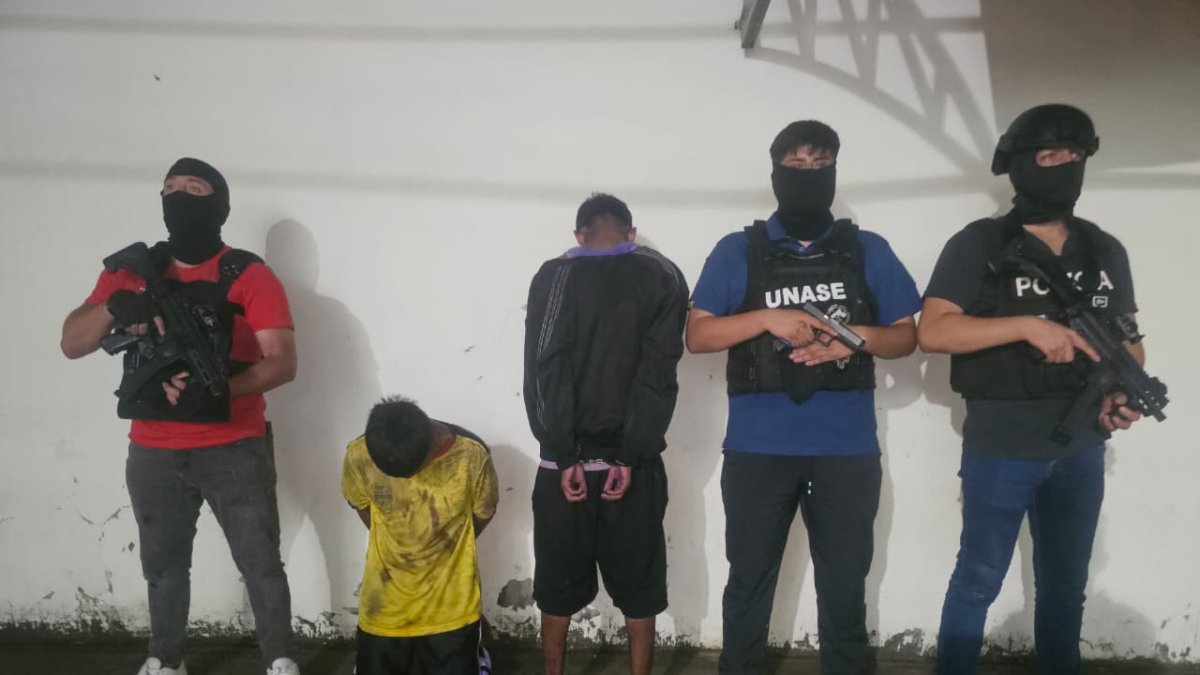 Los detenidos fueron puestos a órdenes de las autoridades.