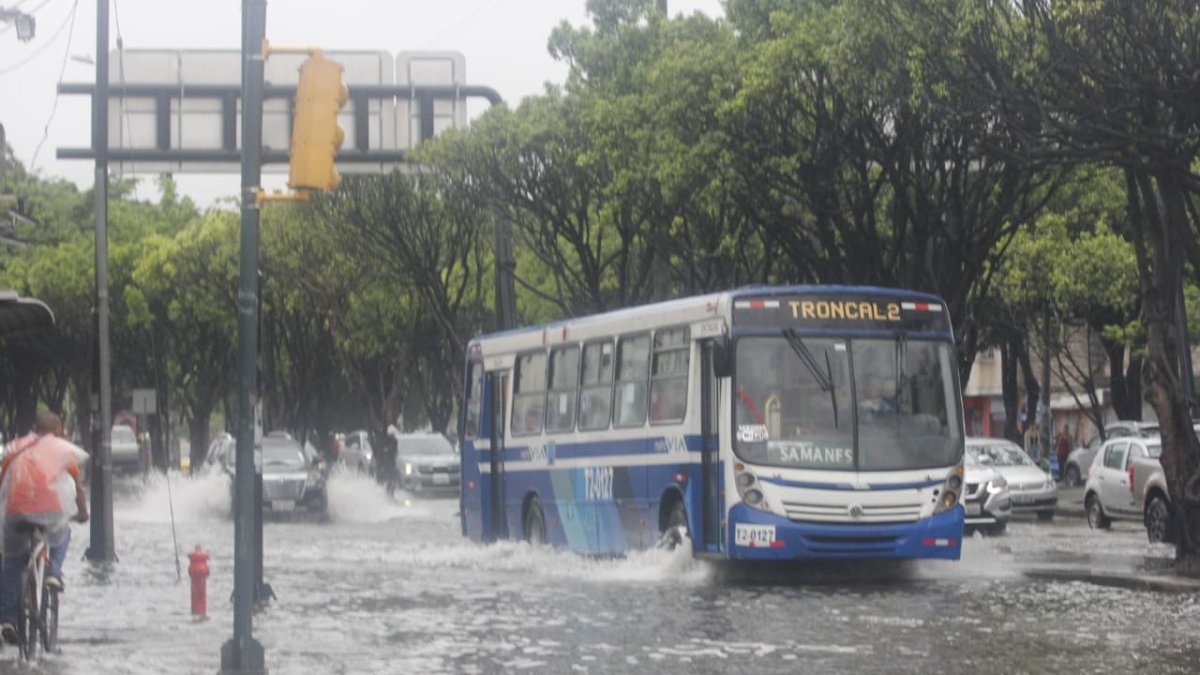 Así se encuentra la ciudad luego de la fuerte lluvia de este 18 de febrero.