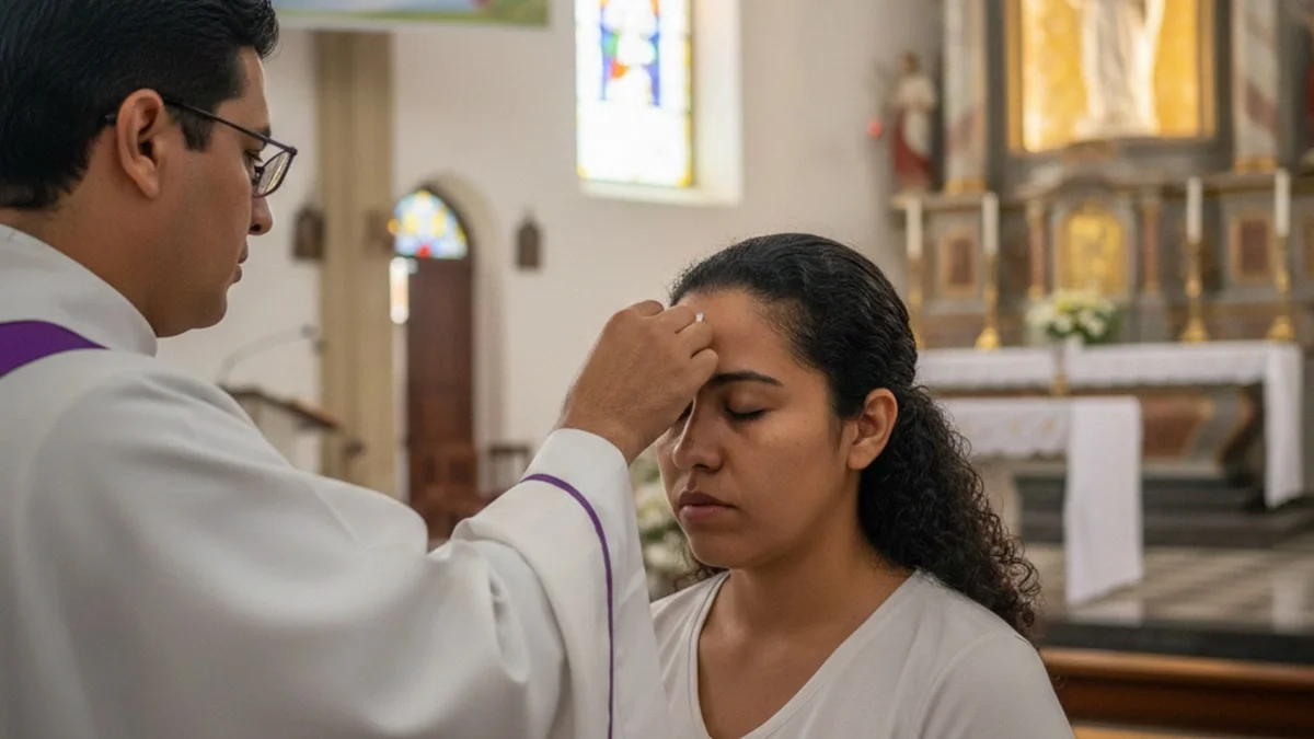 Los fieles acuden a las distintas iglesias de Guayaquil para recibir la ceniza, símbolo de reflexión y arrepentimiento al inicio de la Cuaresma.