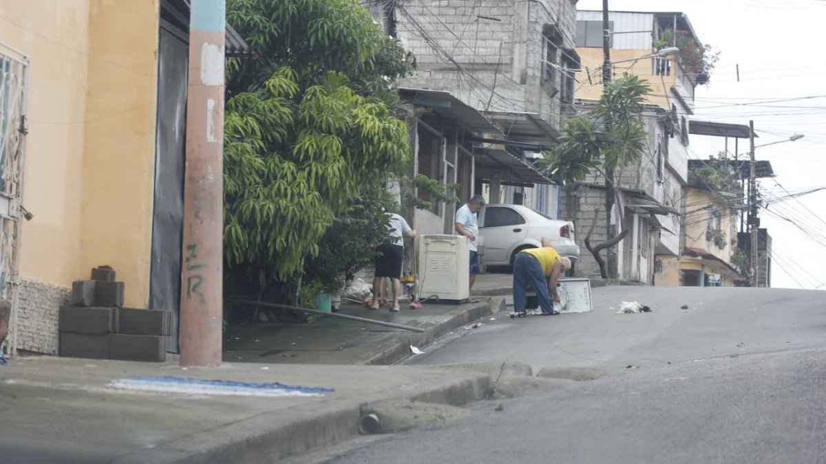 En este lugar ocurrió el crimen.
