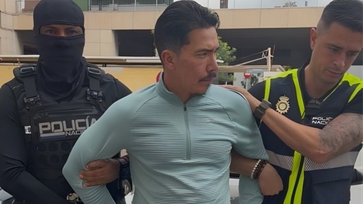Alias Pipo fue detenido en Málaga, España, por autoridades locales.