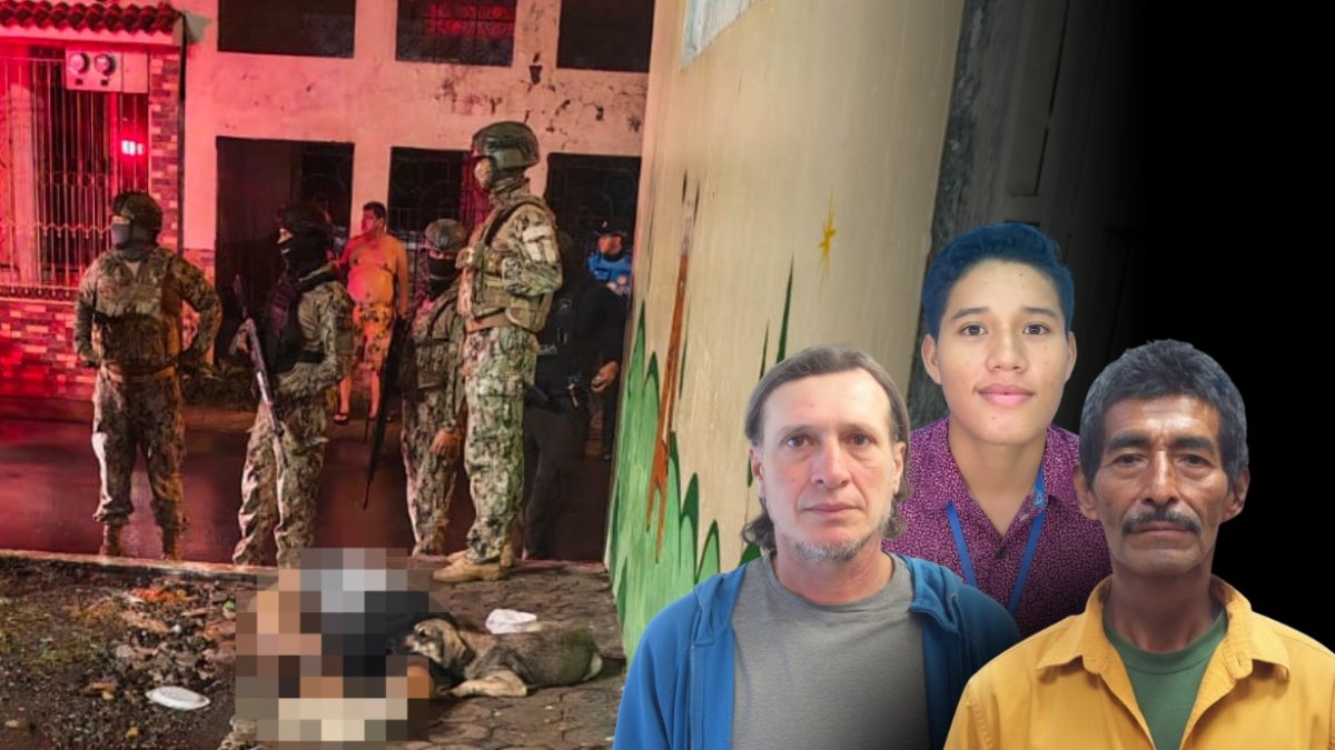 Nada apartó a Grifa del cuerpo de su dueño. La policía acordonó el área y militares colaboraron en el resguardo de la zona.