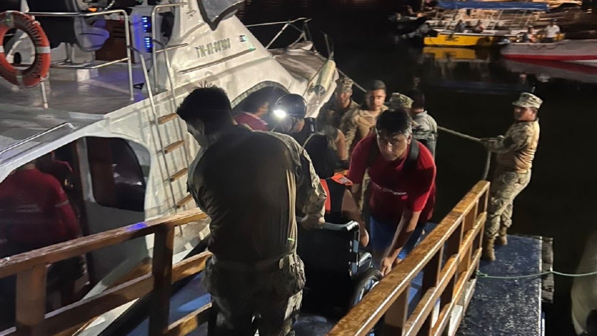 El incidente con la embarcación se registró en el sector de Tortuga Bay, Santa Cruz.