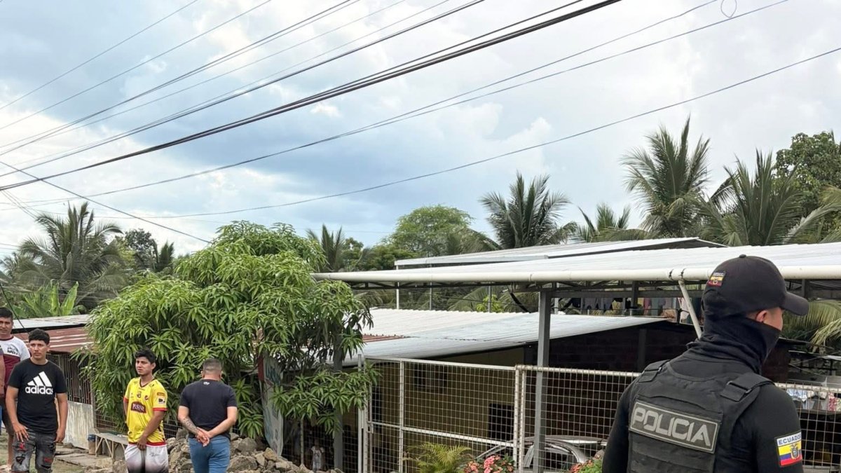La violencia irrumpió la tranquilidad de la comunidad de Tabacales, en Rocafuerte, Manabí
