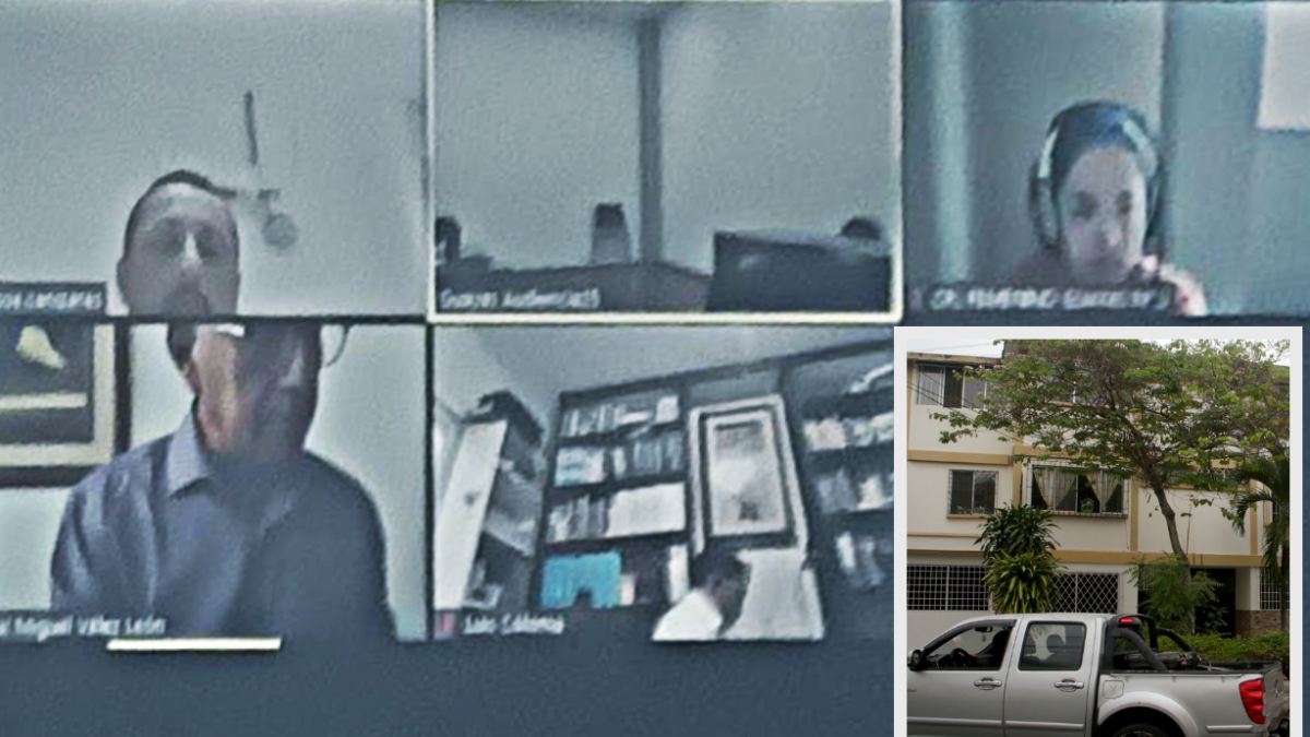 Andreína estuvo presente durante la diligencia de manera telemática.