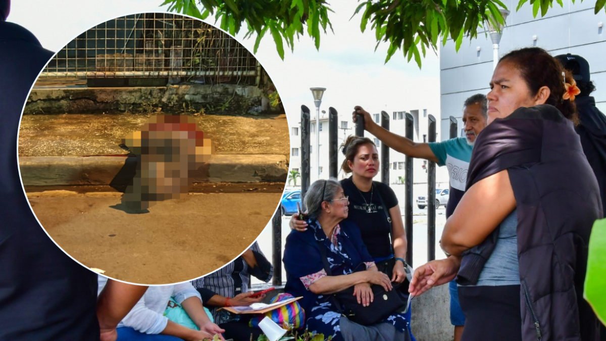 Familiares de Carlos Villagrán acudieron a la morgue para retirar su cuerpo.