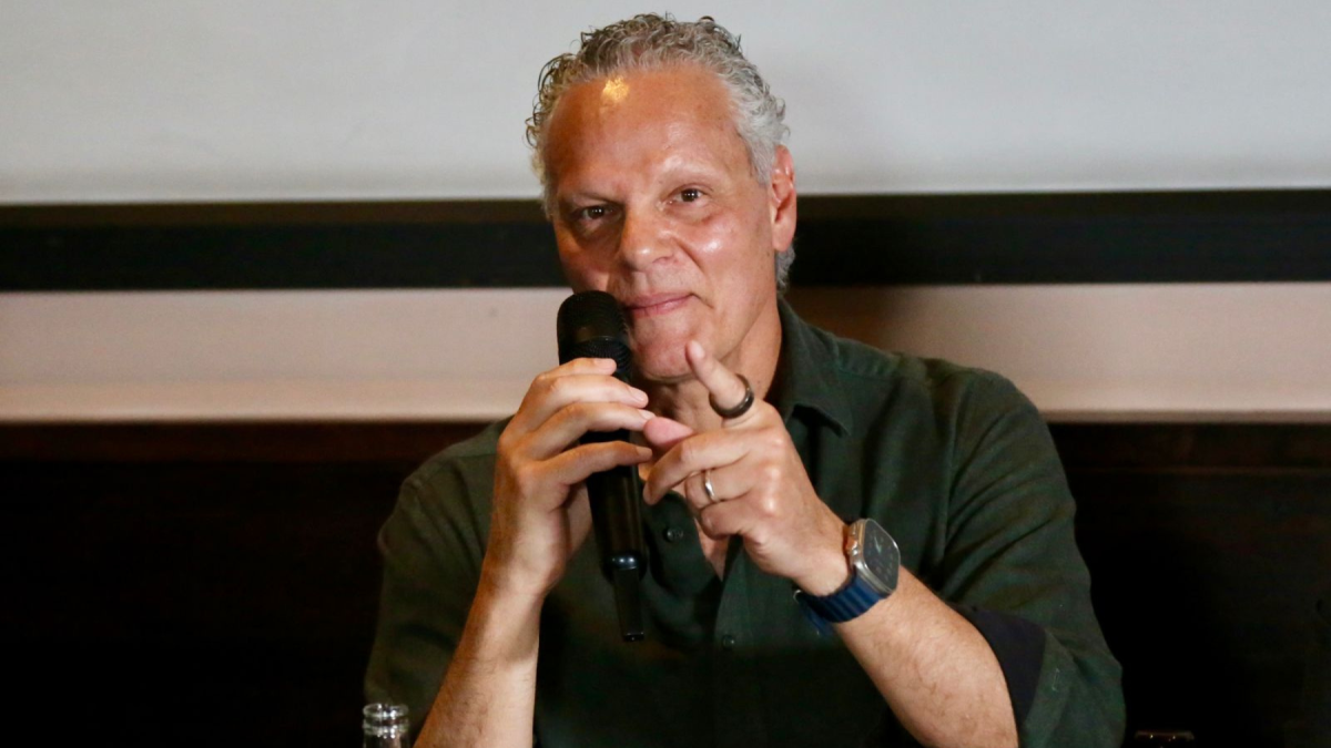 Esteban Paz, en rueda de prensa este 23 de febrero.