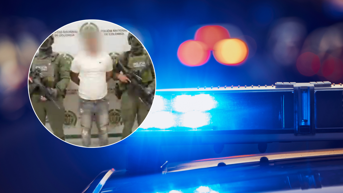 Alias Cucaracho fue capturado en Colombia en un operativo de la Policía; tenía circular roja de Interpol