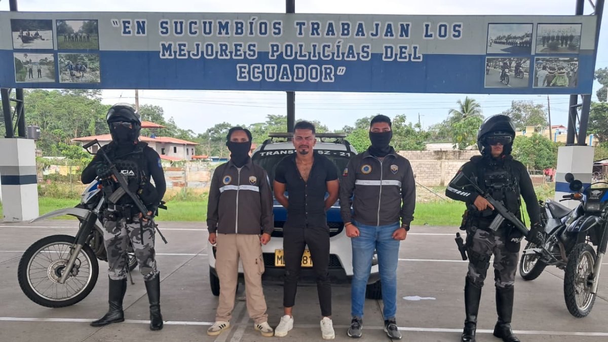 El sospechoso fue presentado por la Policía.