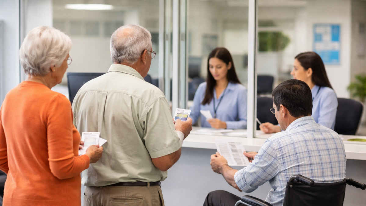 Recreación: adultos mayores y personas con discapacidad realizan trámites para solicitar la devolución del IVA.