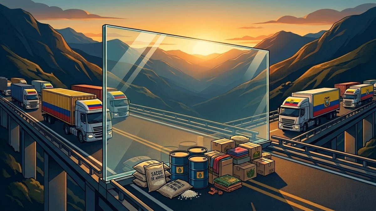 Crisis arancelaria entre Colombia y Ecuador se intensifica con impuestos de 50 por ciento de lado y lado.
