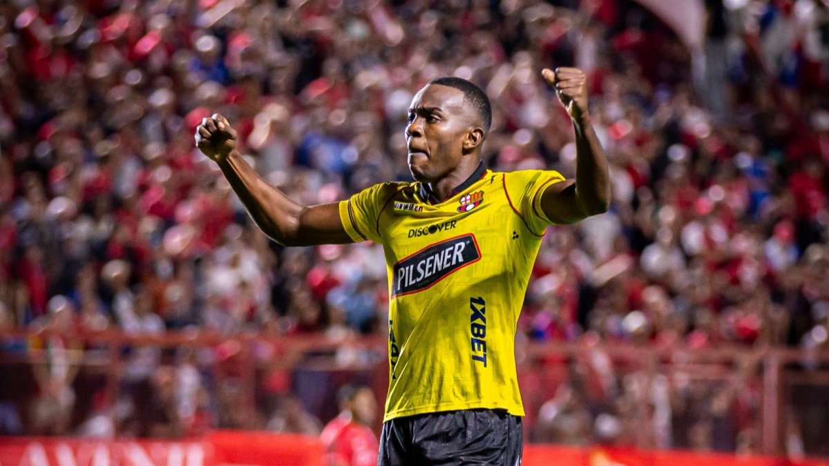 Johnny Quiñónez le dio el gol a Barcelona SC ante Argentinos Juniors en Copa Libertadores.