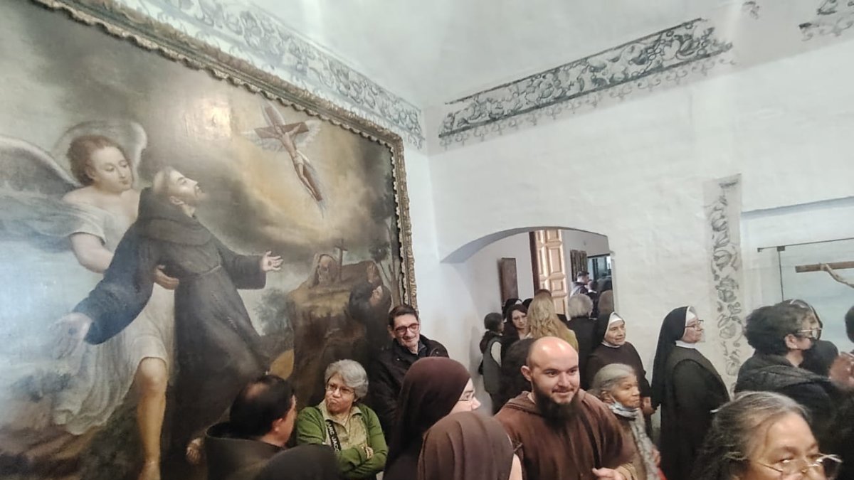 Una de las obras admiradas durante las visitas al templo capitalino.