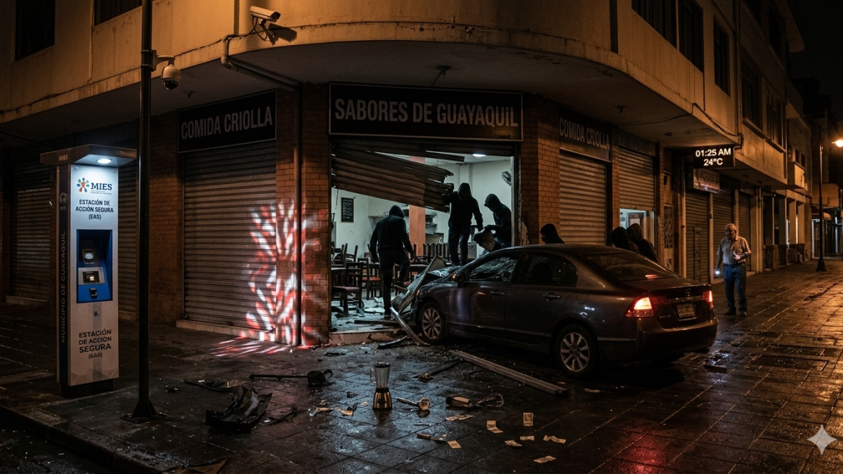 Delincuentes aprovecharon accidente para sustraerse algunos objetos.