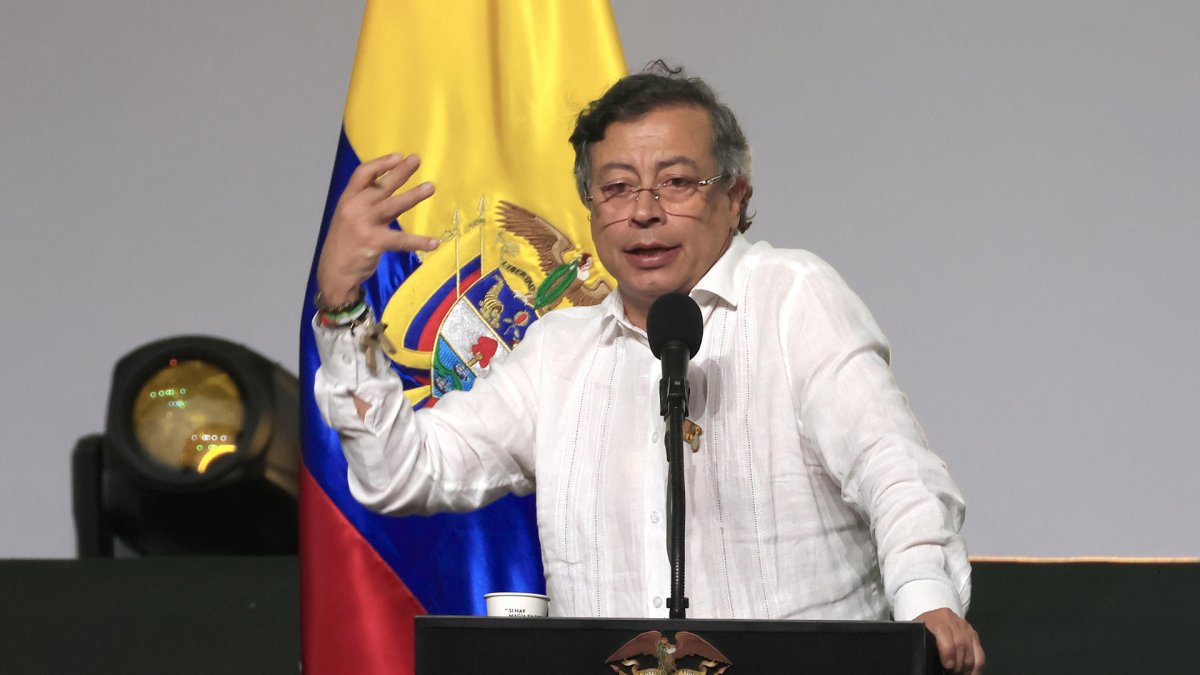 El presidente de Colombia, Gustavo Petro.