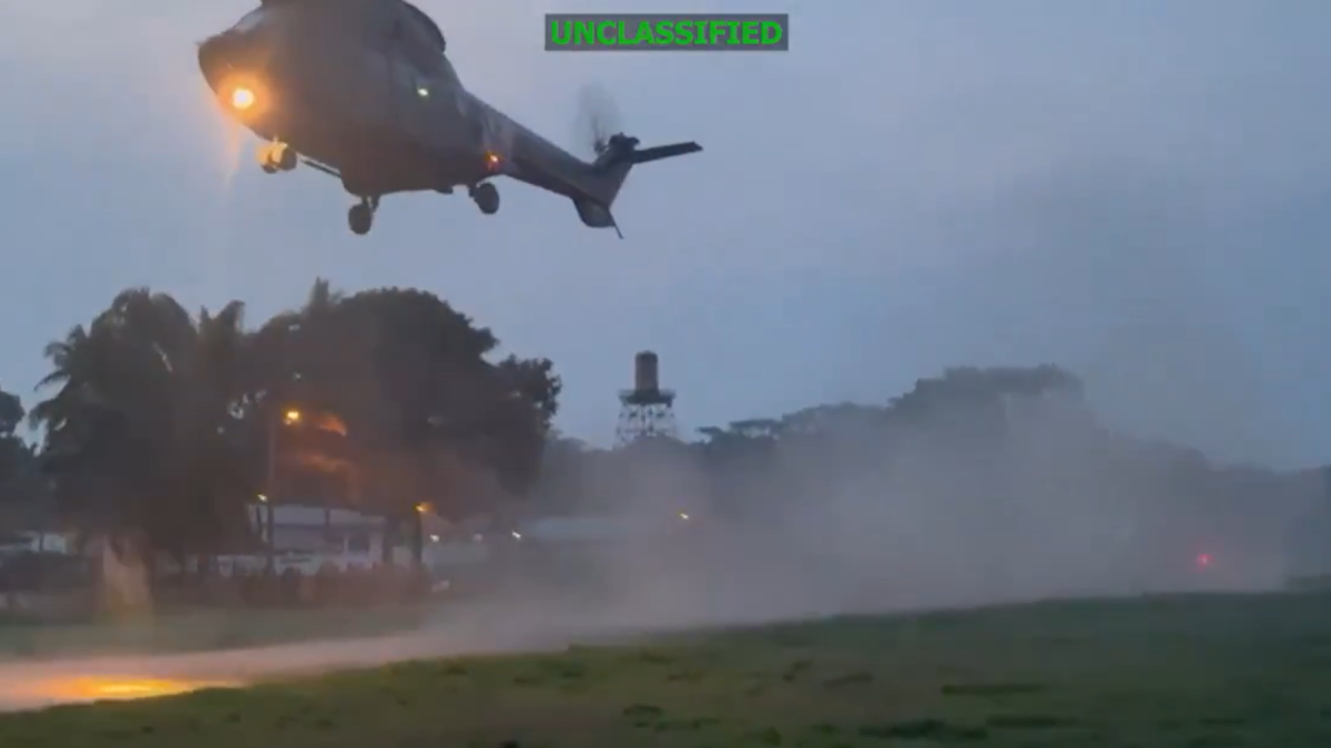 Imágenes difundidas por el Comando Sur sobre acciones en territorio ecuatoriano.