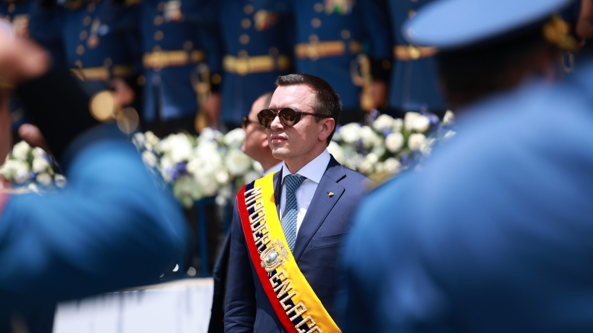 Daniel Noboa habló sobre el crimen de funcionario del Teodoro Maldonado Carbo.