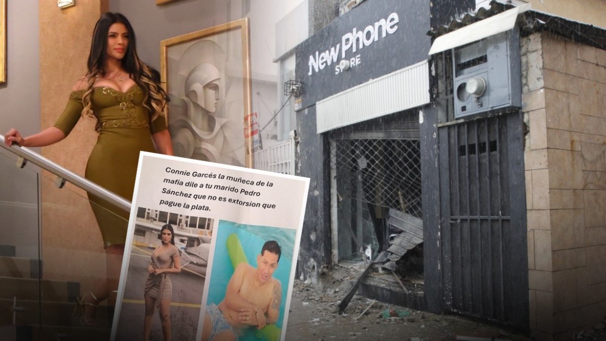 El estallido dejó daños materiales en el local. Negocios cercanos también sufrieron afectaciones .