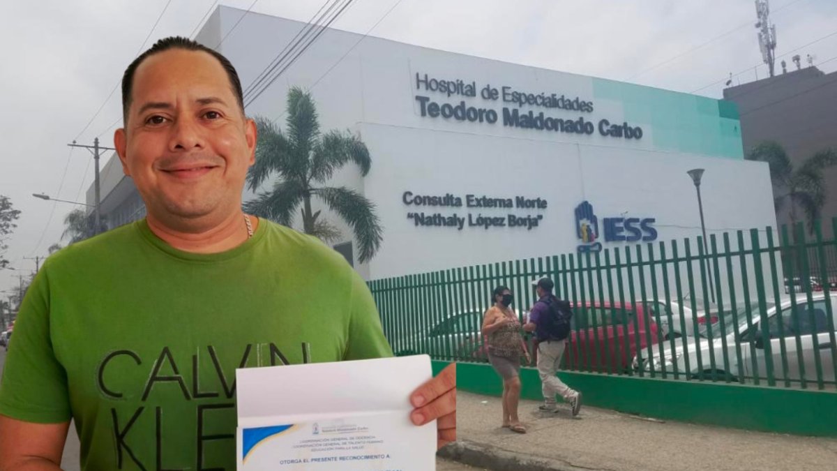 Carlos Christian Maruri Torres trabajaba desde el 2017 en el Teodoro Maldonado.