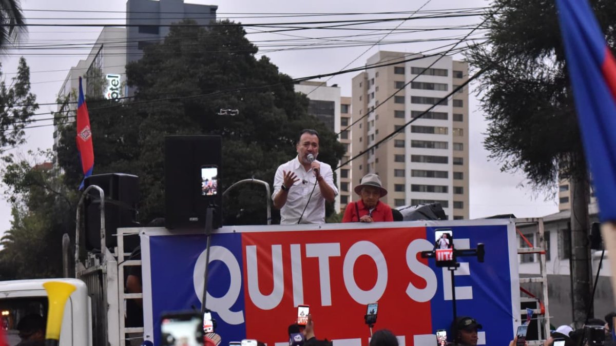 Pabel Muñoz es el alcalde de Quito.