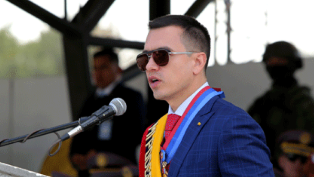 Daniel Noboa se pronunció sobre operativos en Ecuador.