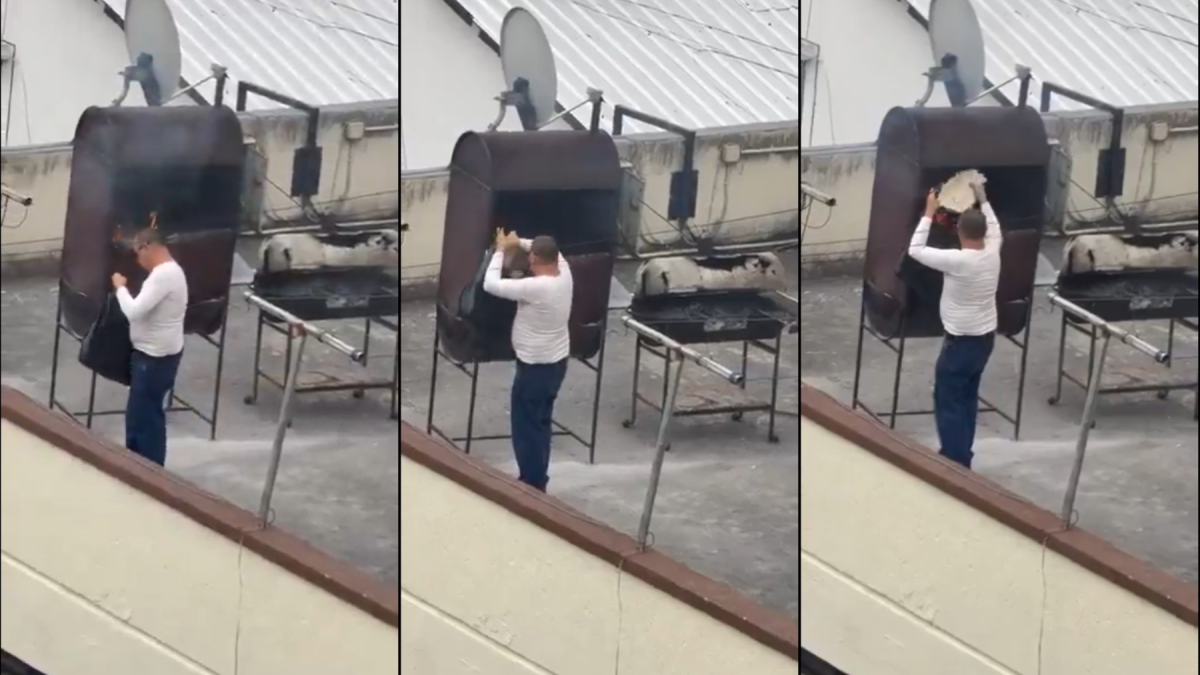 Papeles quemados en Embajada de Cuba en Quito: imágenes difundidas por Daniel Noboa.