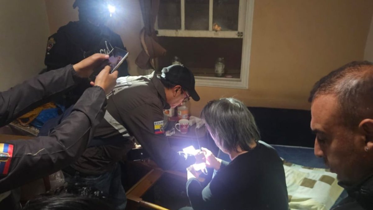 Tres ciudadanos chinos y tres ecuatorianos fueron capturados para las indagaciones en este operativo.