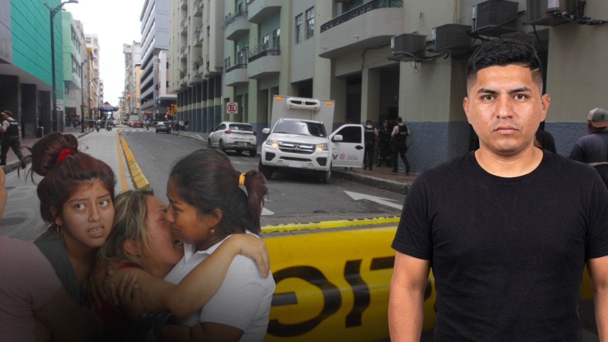 Familiares de Justo lloraban desconsolados e intentaban acercarse hasta donde se encontraba su cadáver.