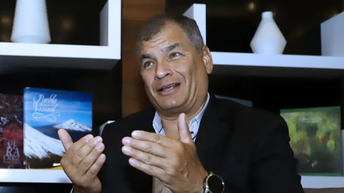 Rafael Correa, expresidente de Ecuador.