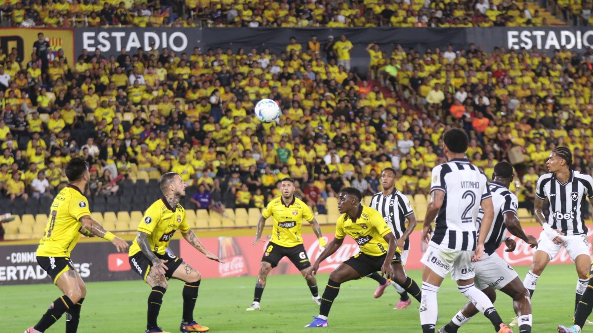 Barcelona empató 1-1 en el estadio Monumental ante Botafogo, por la ida de la fase 3 de Copa Libertadores.