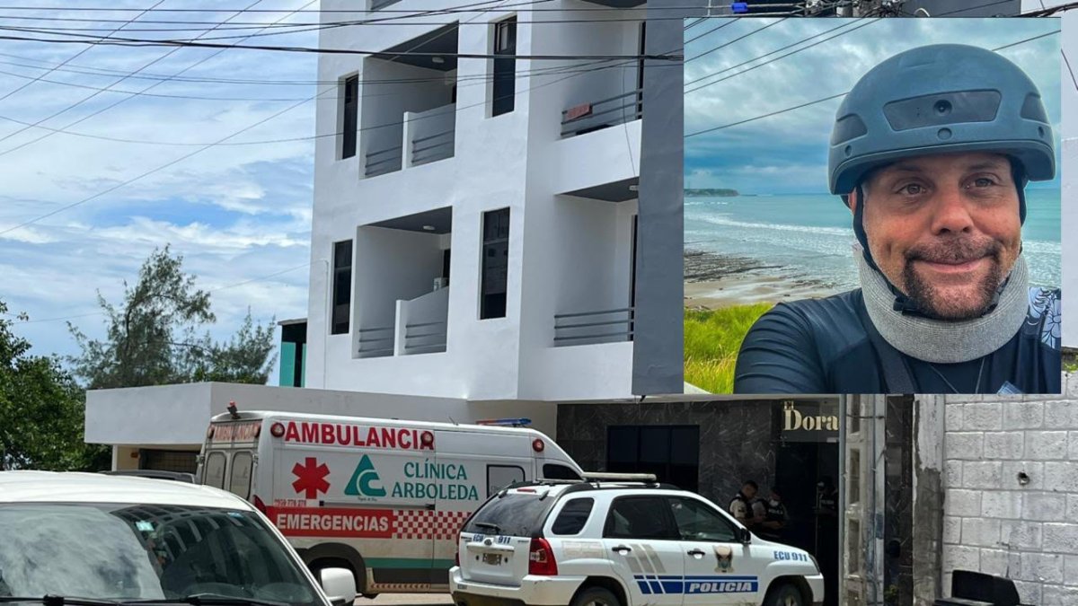 El cadáver del estadounidense Brandon Osborne fue hallado en el departamento 304 de un edificio en Manta