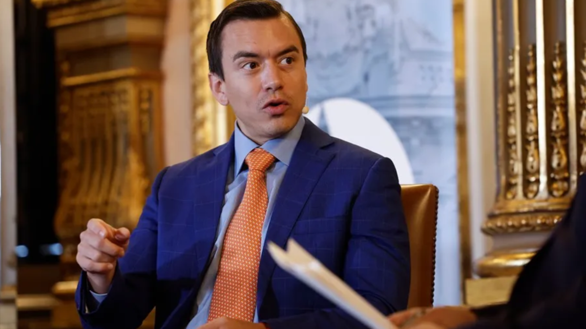 El presidente de Ecuador, Daniel Noboa, en una fotografía de archivo.