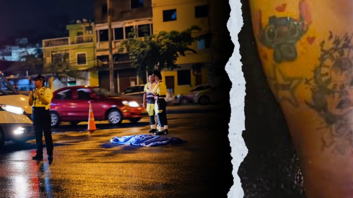 El cadáver fue encontrado en la vía pública y presenta varios tatuajes.