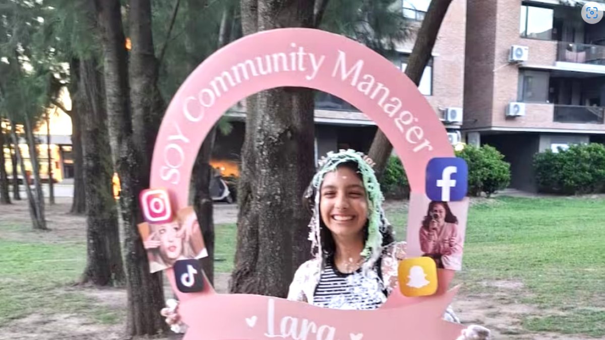 La joven rosarina finalizó recientemente la diplomatura en Community Management