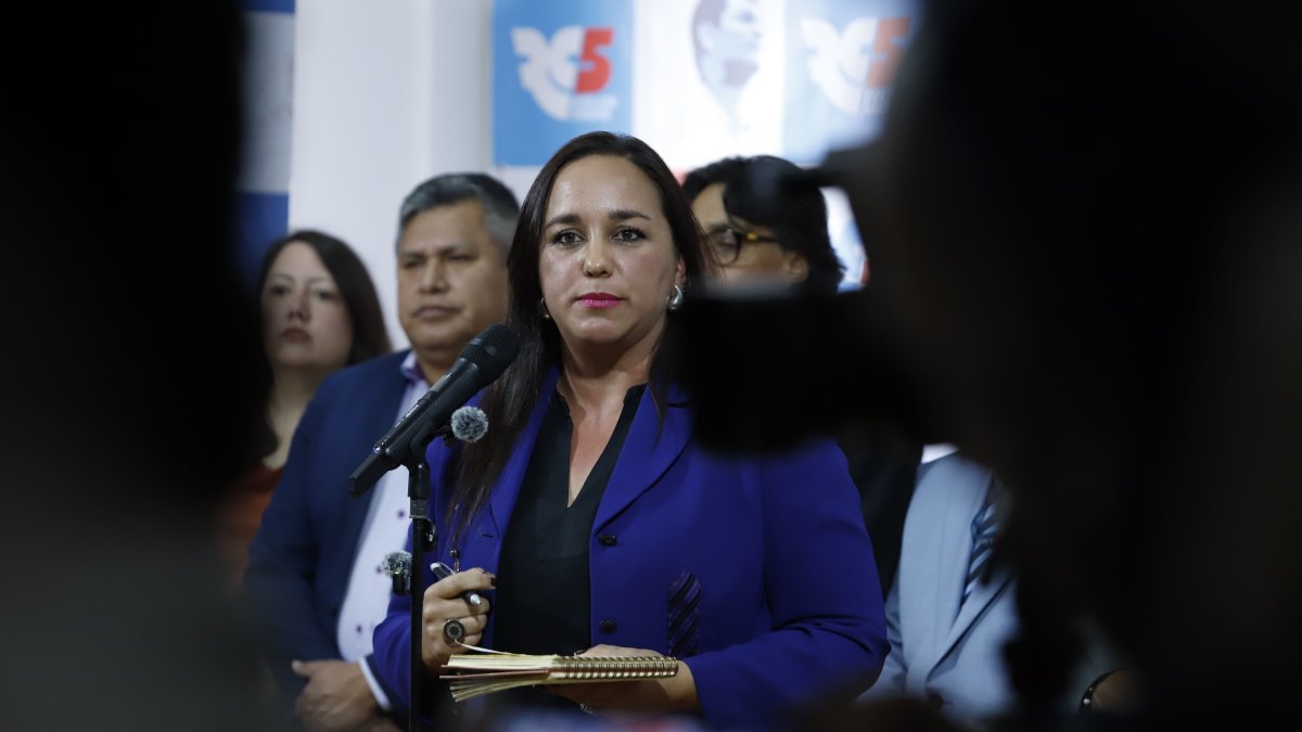 Gabriela Rivadeneira, una de las máximas figuras de la Revolución Ciudadana.