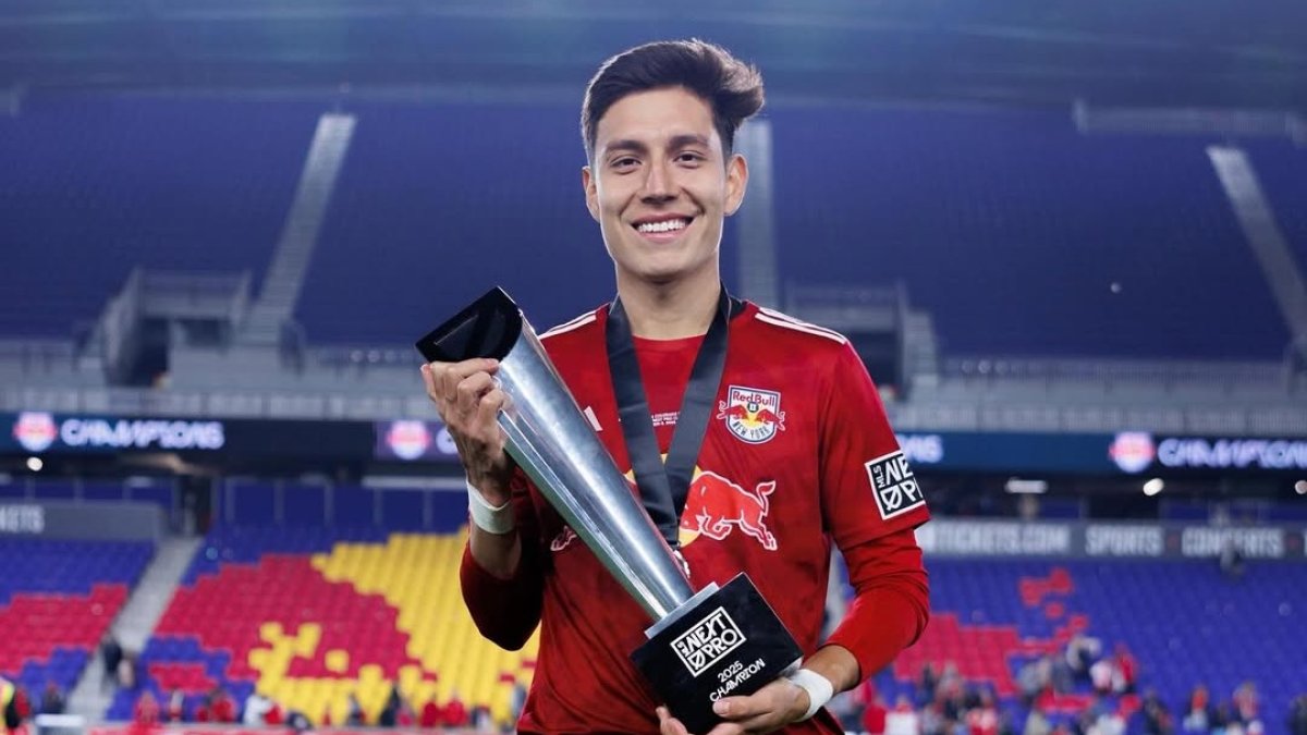 El tricolor de 20 años Jahir Collahuazo, ganó la MLS Next Pro en noviembre.