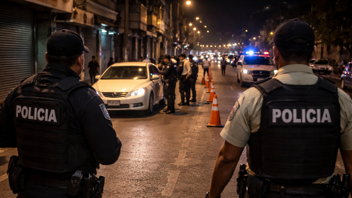 Toque de queda en Ecuador: fuerzas del orden verificarán cumplimiento de horarios.