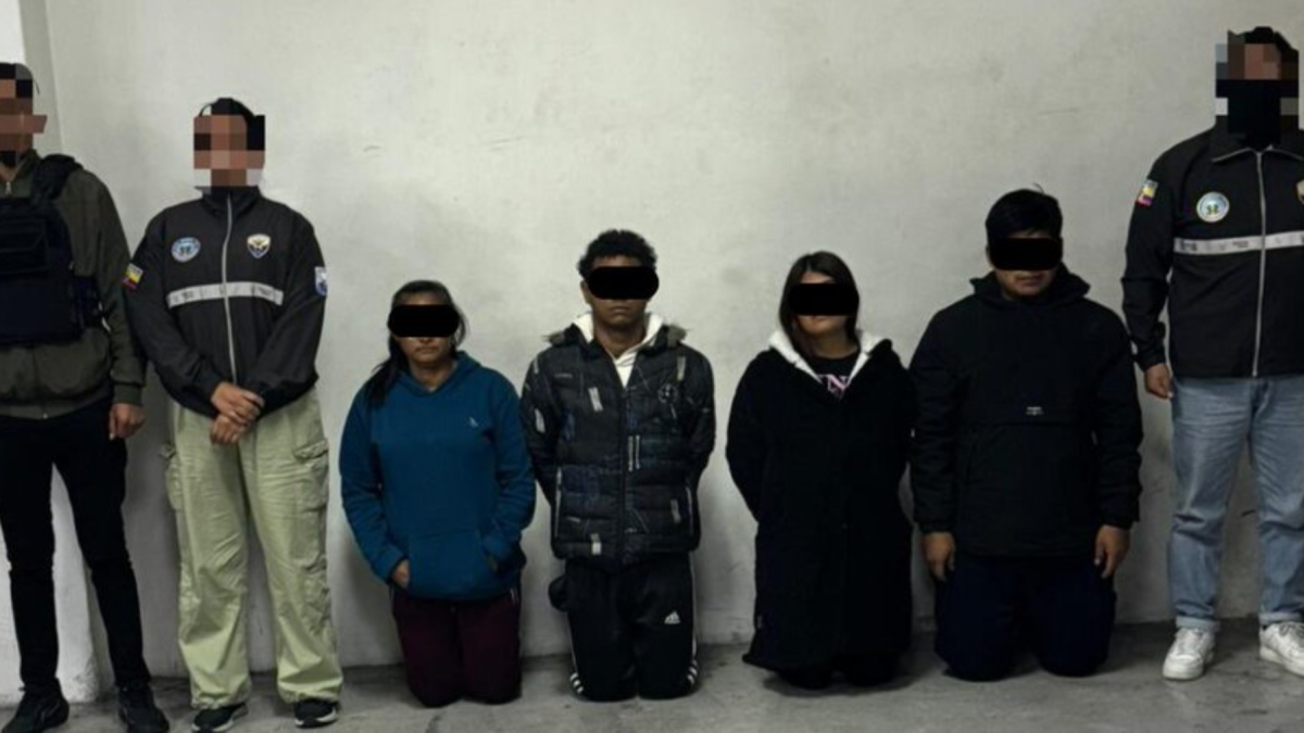 Las capturas se efectuaron en operaciones simultáneas en las provincias andinas de Pichincha e Imbabura