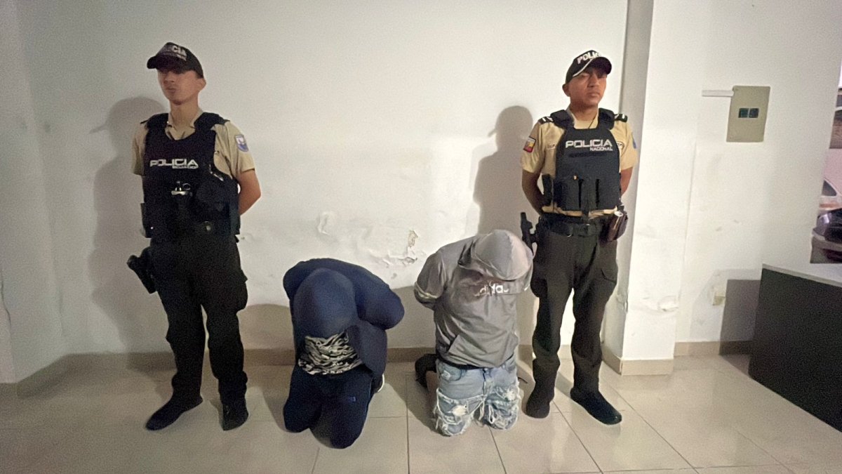 Los sospechosos son de nacionalidad ecuatoriana y no registran antecedentes penales.