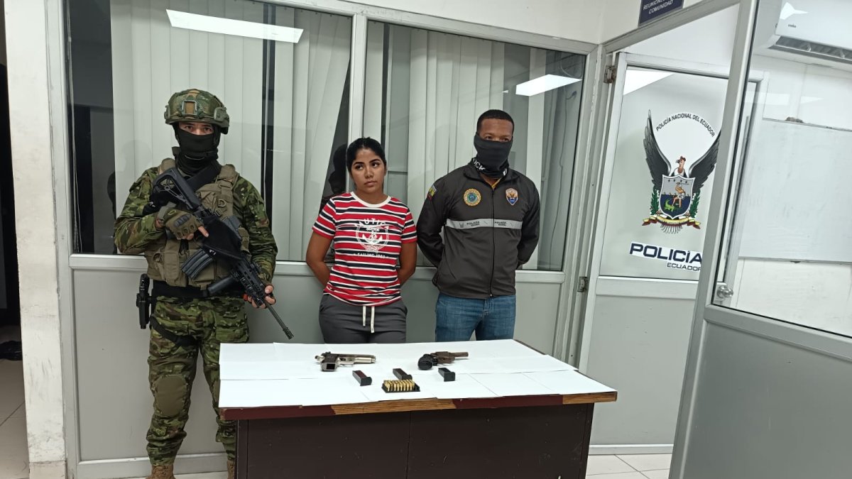 La detenida fue puesta a órdenes de las autoridades judiciales.