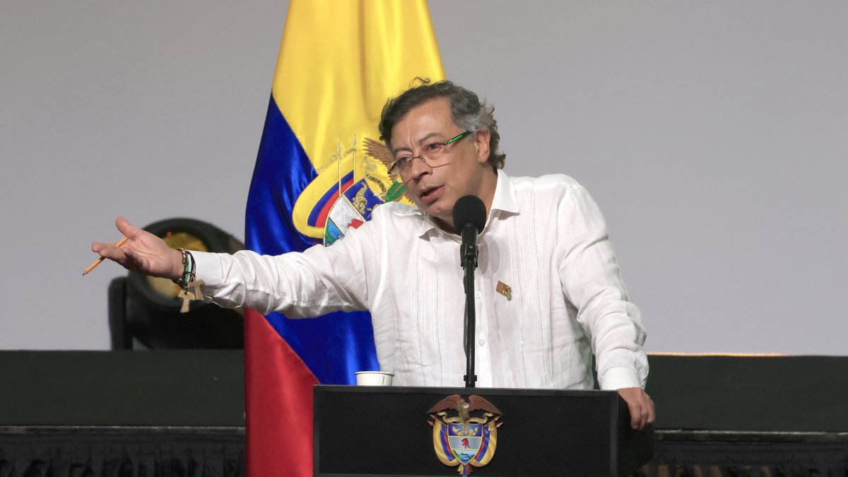 Fotografía de archivo del presidente de Colombia, Gustavo Petro.