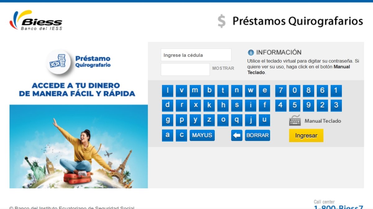 En tiempos de apuro, el Biess se convierte en salvavidas financiero: su línea de quirografarios sigue activa en 2026 con acceso rápido para afiliados y jubilados.