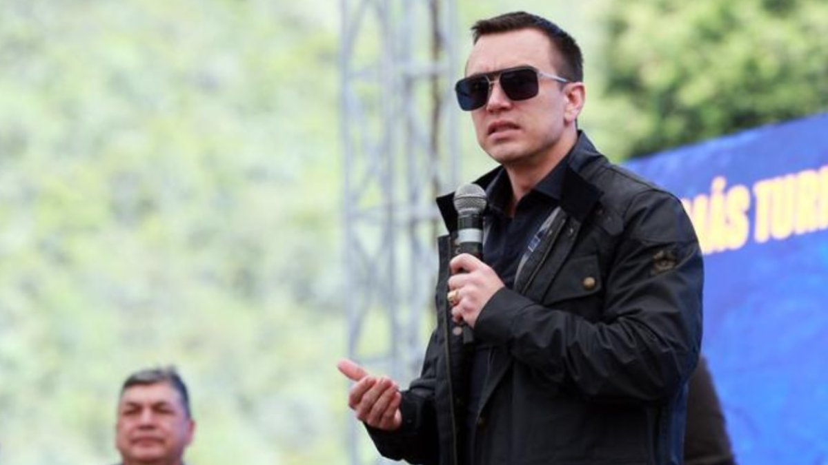 Daniel Noboa, presidente de la República.