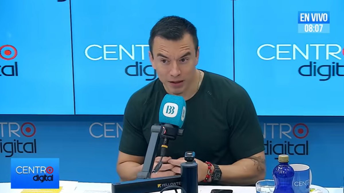 Daniel Noboa Azín, presidente de Ecuador.