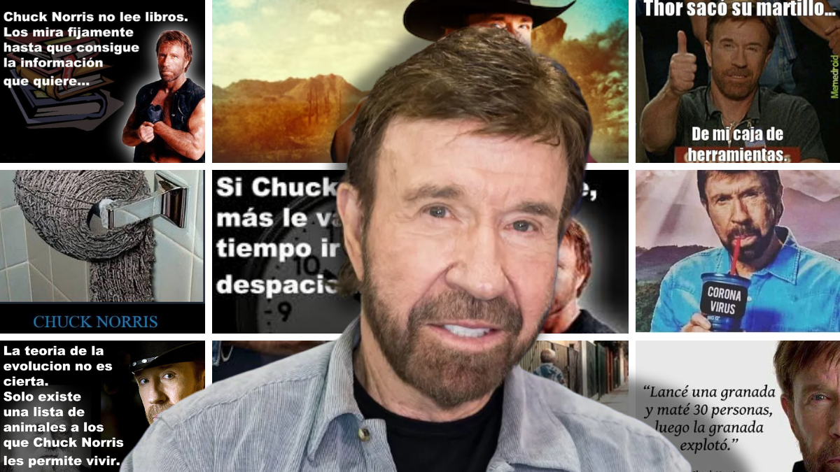 Los memes de Chuck Norris lo convirtieron en una figura legendaria en internet, con frases virales que exageraban su fuerza y habilidades