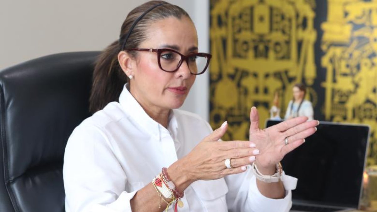 Marcela Aguiñaga, prefecta del Guayas.